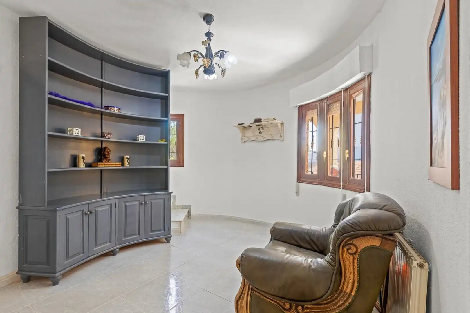 Sala d'estar de Casa o xalet en venda en Orihuela amb Aire condicionat, Jardí privat i Terrassa