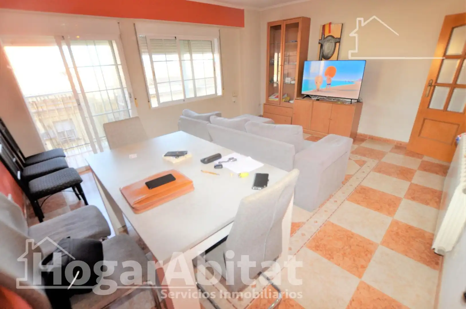Sala d'estar de Pis en venda en Valencia amb Calefacció, Moblat i Balcó