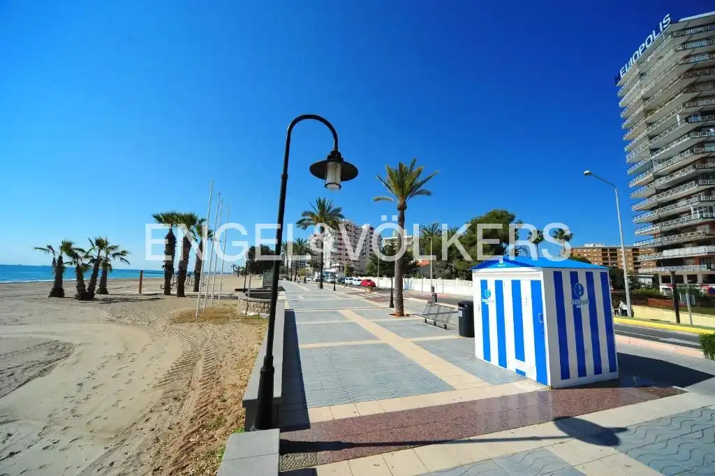 Exterior view of Flat for sale in Benicasim / Benicàssim  with Air Conditioner, Heating and Private garden