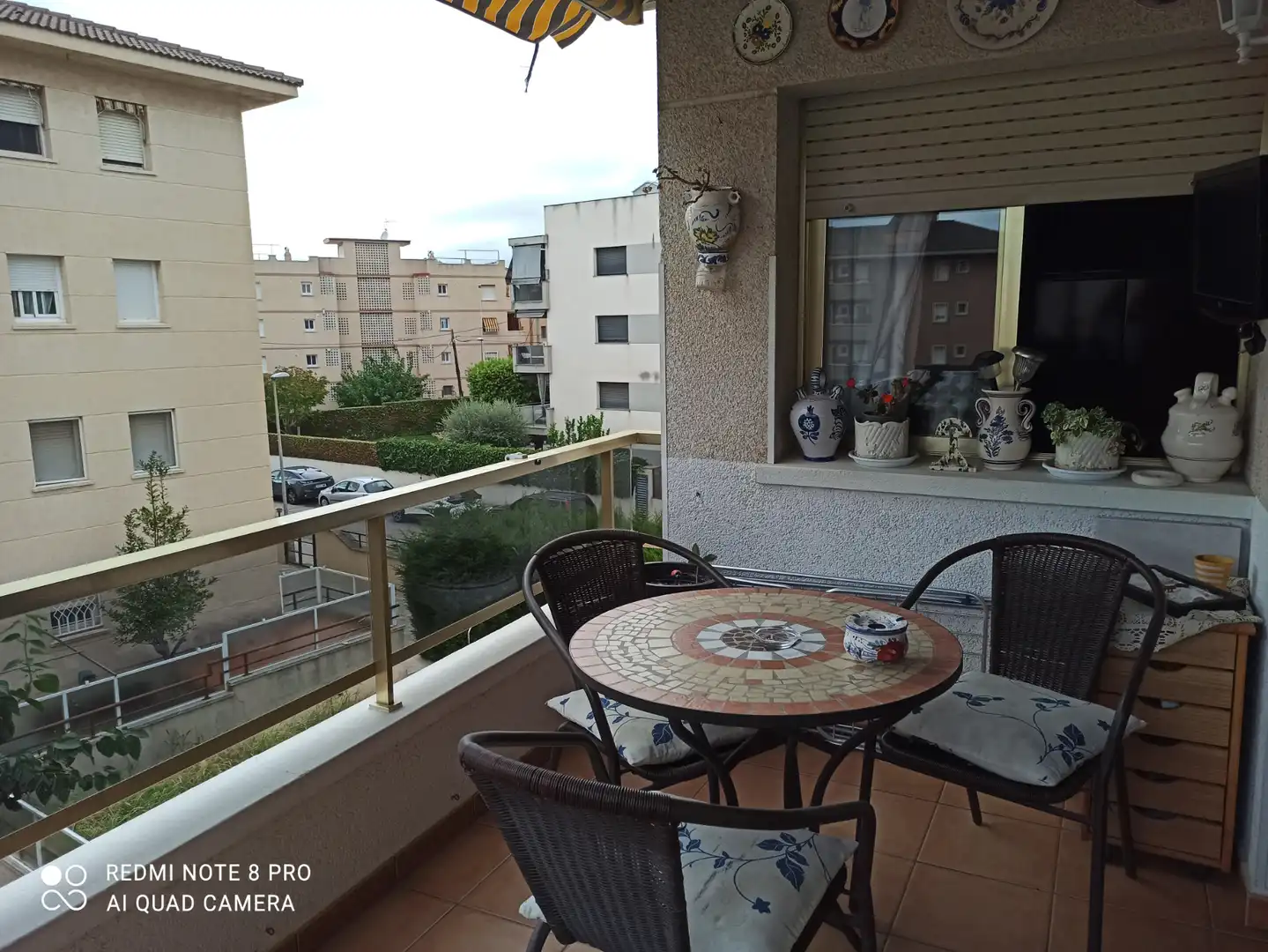 Terrasse von Wohnung zur Miete in Cunit mit Möbliert, Waschmaschine und Fernseher