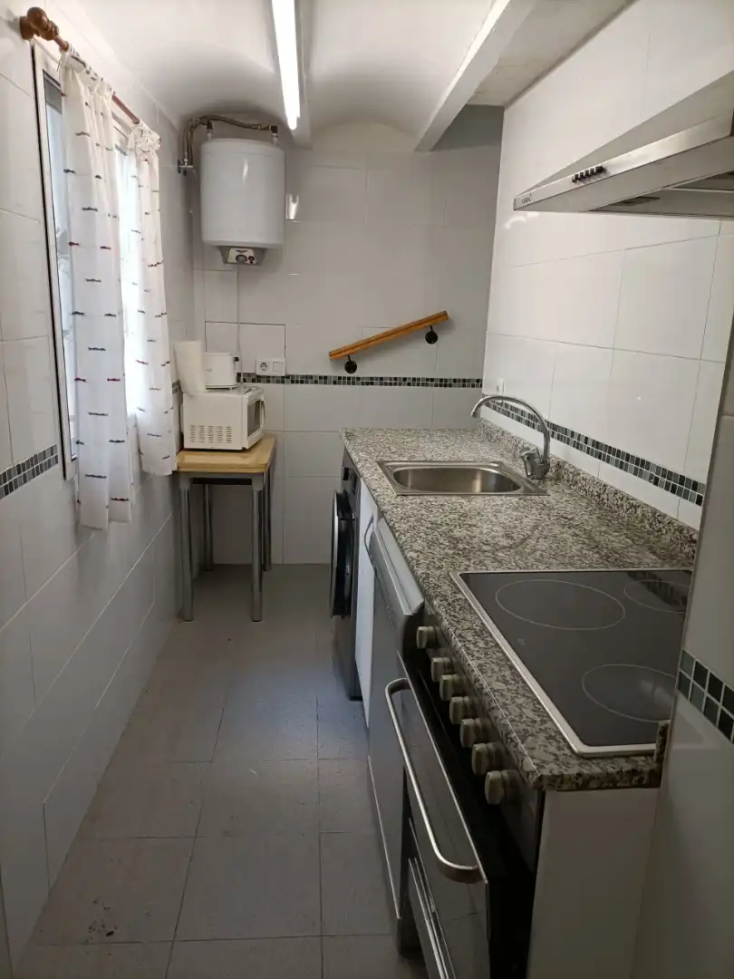Kitchen of Flat for sale in Viver  with Furnished and Balcony