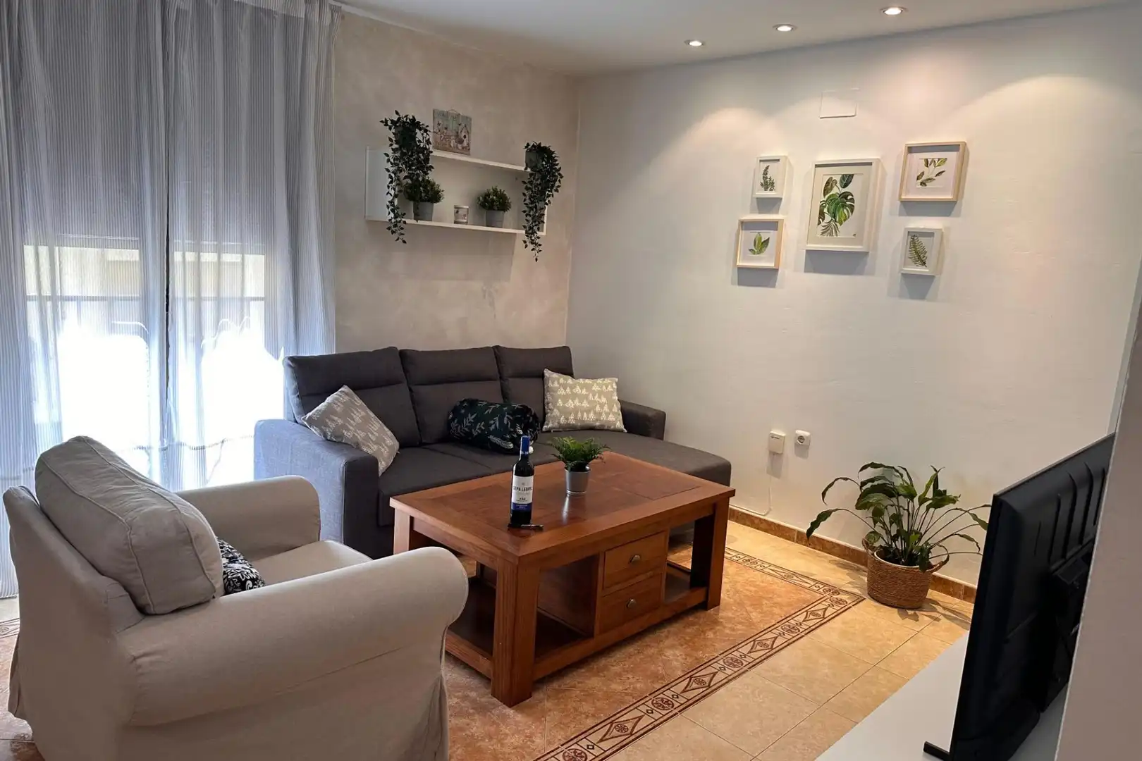 Sala de estar de Apartamento en venta en Antequera con Terraza y Balcón