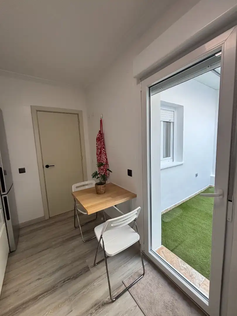 Terraza de Casa adosada en venta en Mairena del Aljarafe con Jardín privado, Parquet y Terraza