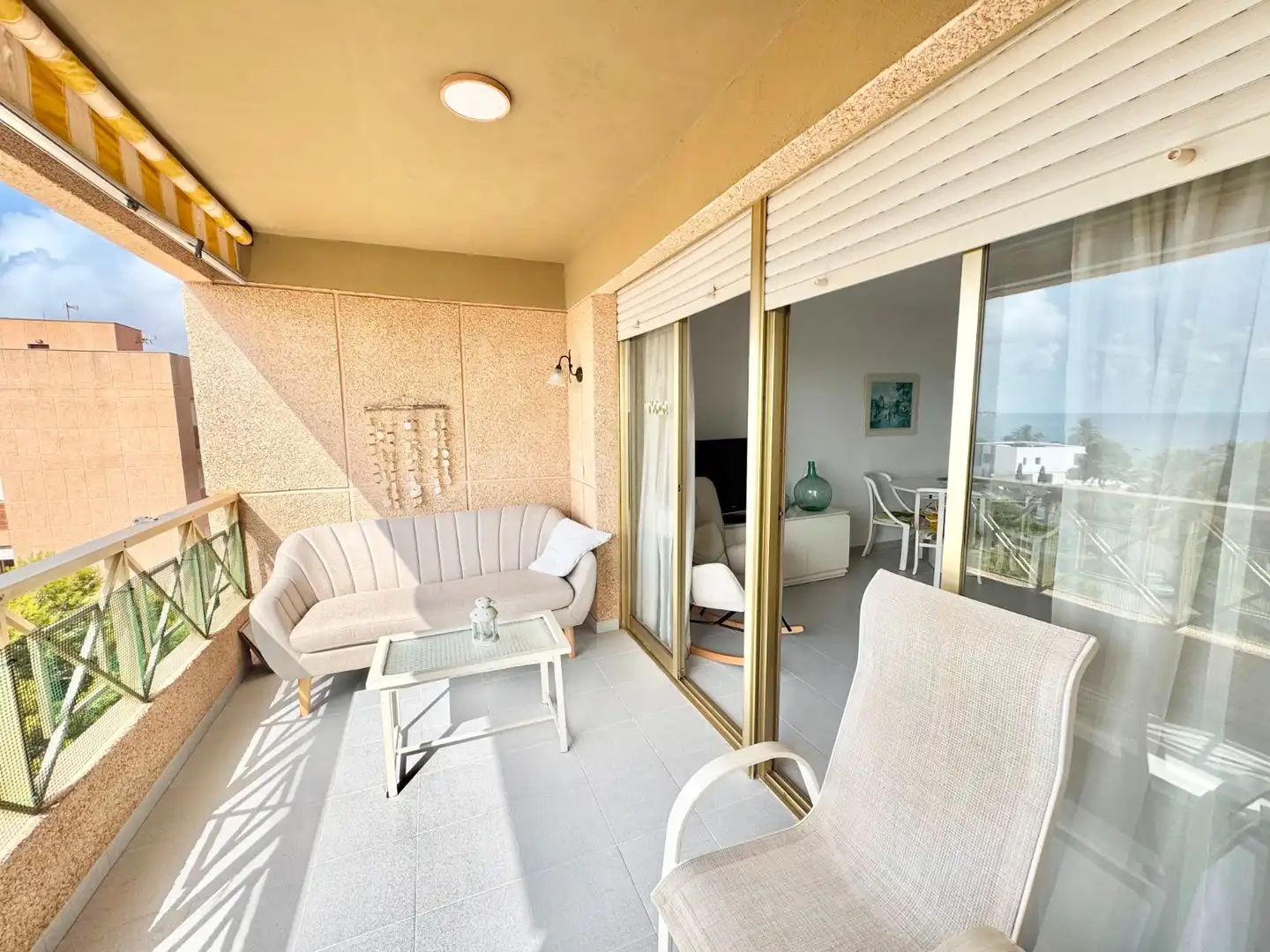 Terrasse von Wohnungen zur Miete in Orihuela mit Möbliert, Waschmaschine und Mikrowelle