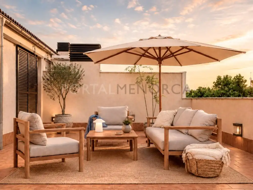 Terraza de Piso en venta en Ciutadella de Menorca con Piscina