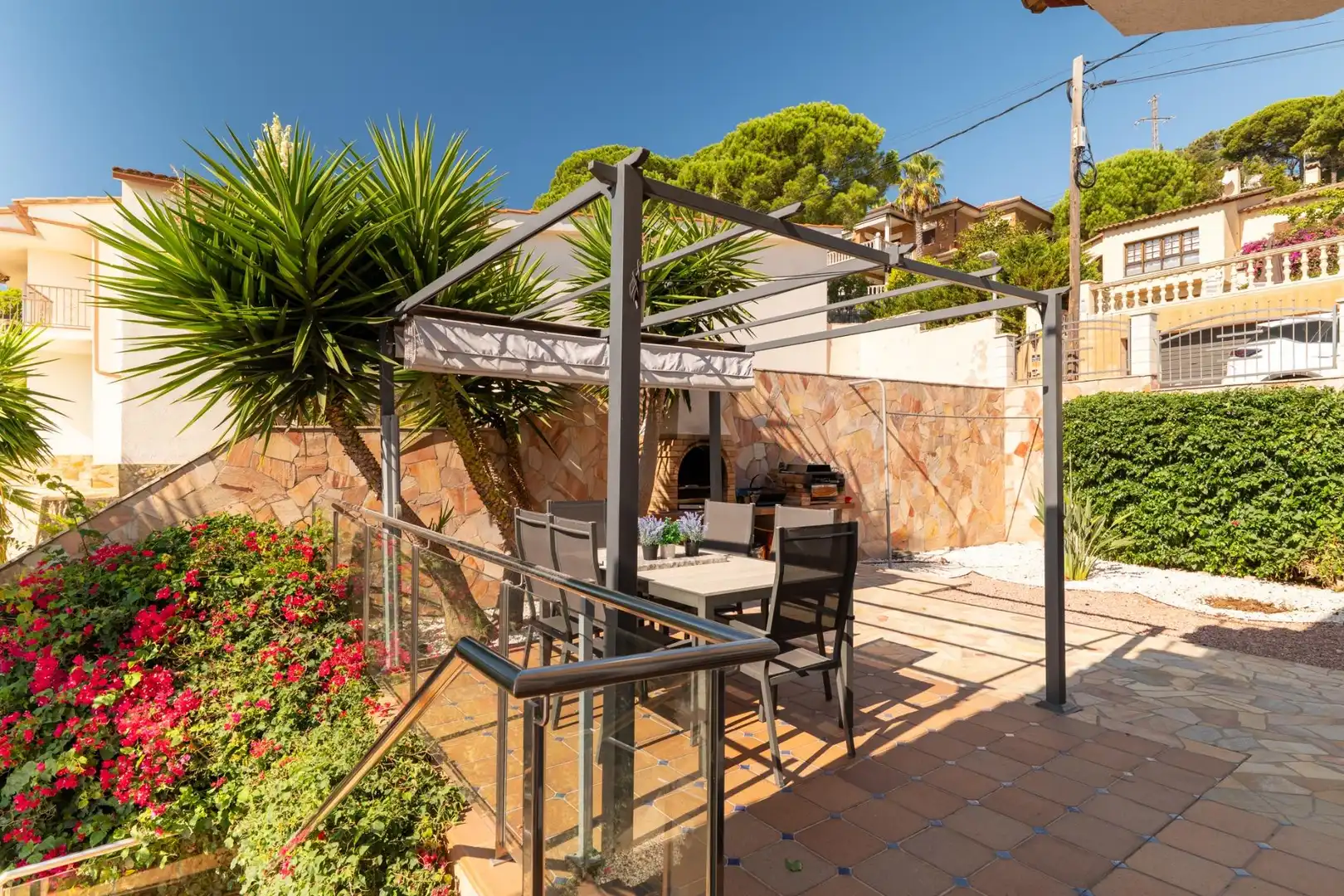 Terrassa de Casa o xalet en venda en Lloret de Mar amb Aire condicionat, Calefacció i Jardí privat