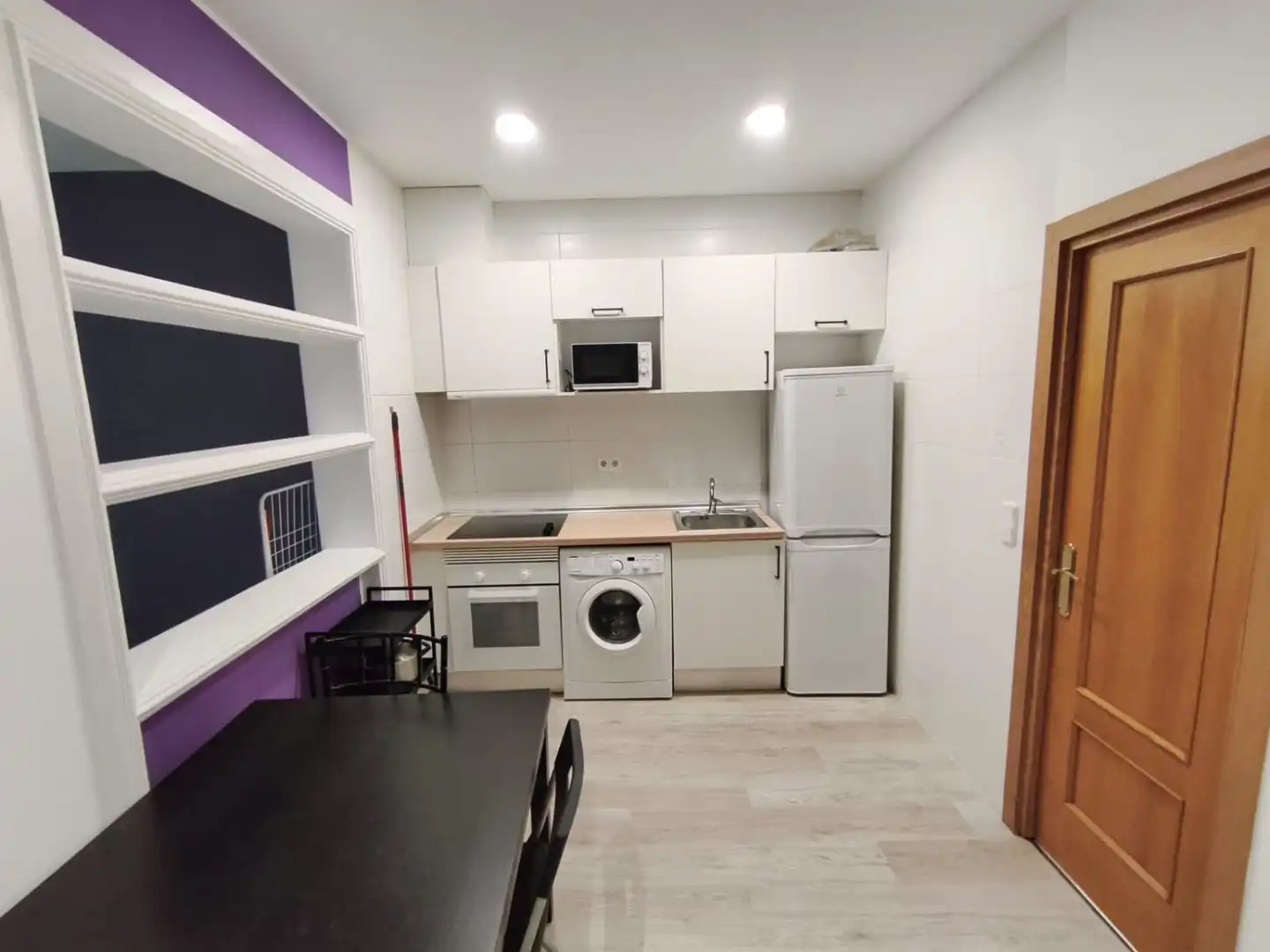 Cocina de Apartamento de alquiler en Madrid con Aire acondicionado, Calefacción y Amueblado