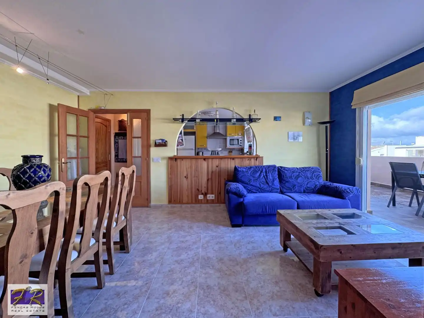 Living room of Attic for sale in Alcúdia  with Air Conditioner, Terrace and Furnished