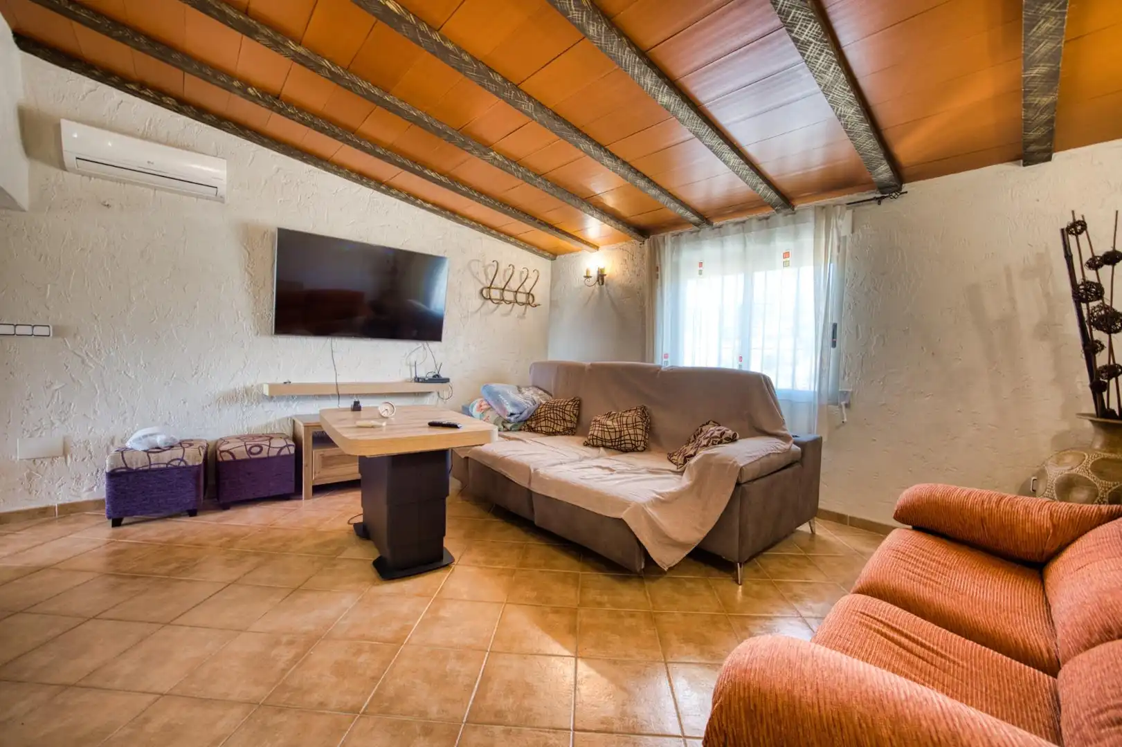 Sala de estar de Ático en venta en Murcia con Aire acondicionado, Calefacción y Terraza