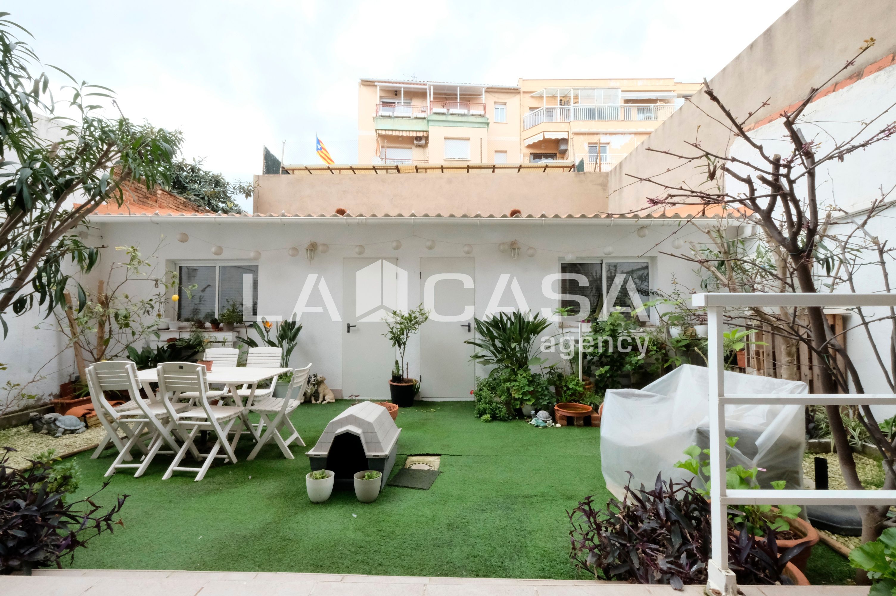 Terrace of Planta baja for sale in  Barcelona Capital  with Heating, Terrace and Storage room