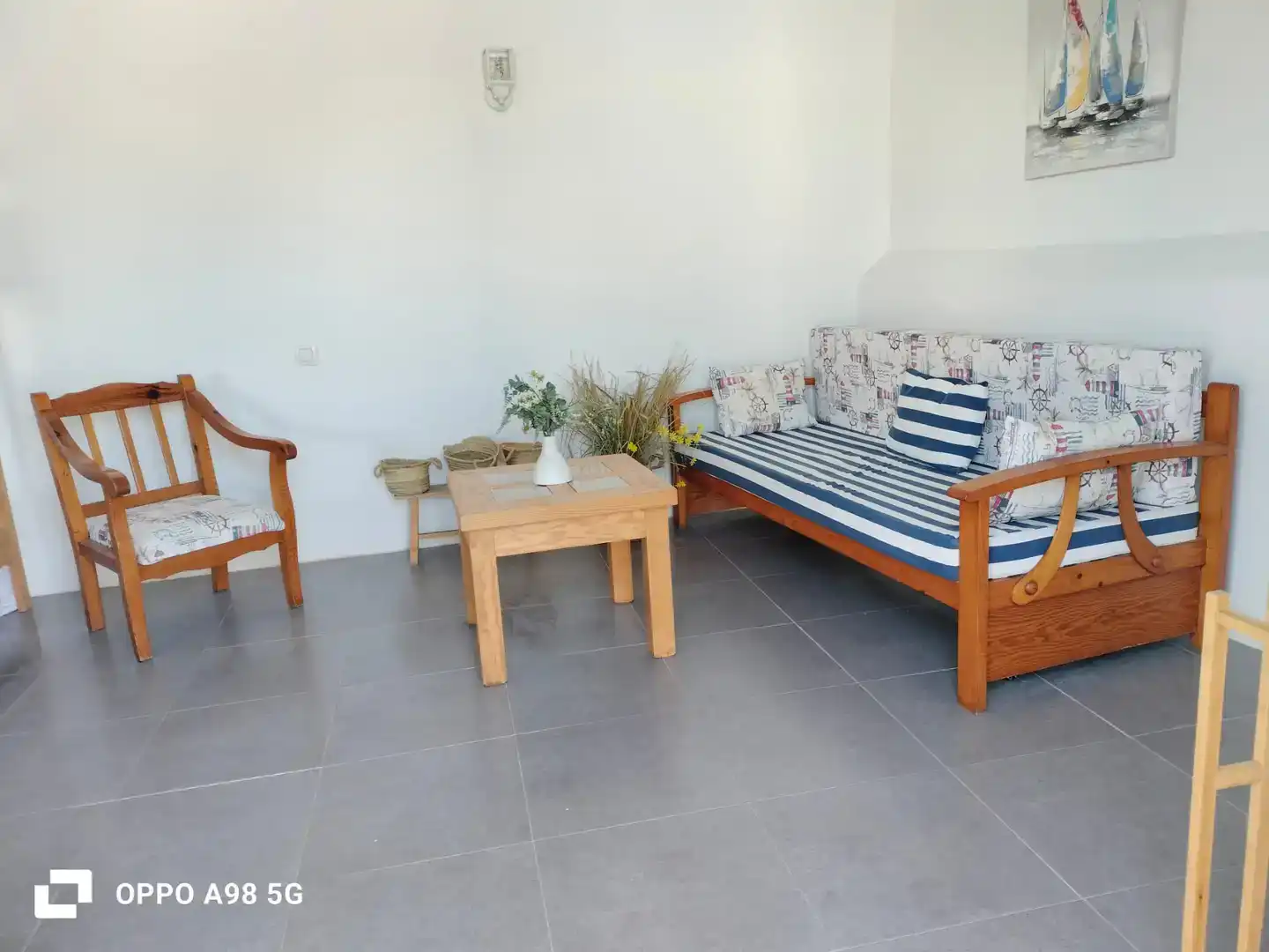 Sala de estar de Piso de alquiler en Chipiona con Aire acondicionado, Trastero y Amueblado