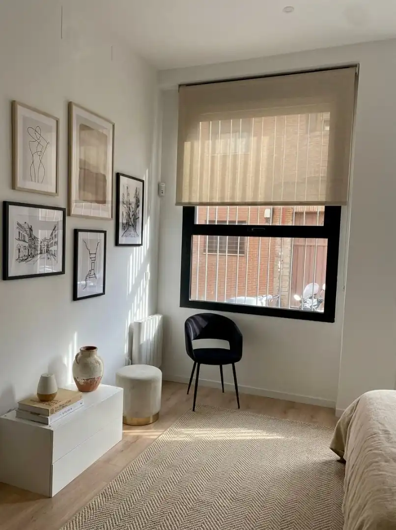 Balcony of Flat for sale in Madrid  with Air Conditioner, Heating and Private garden