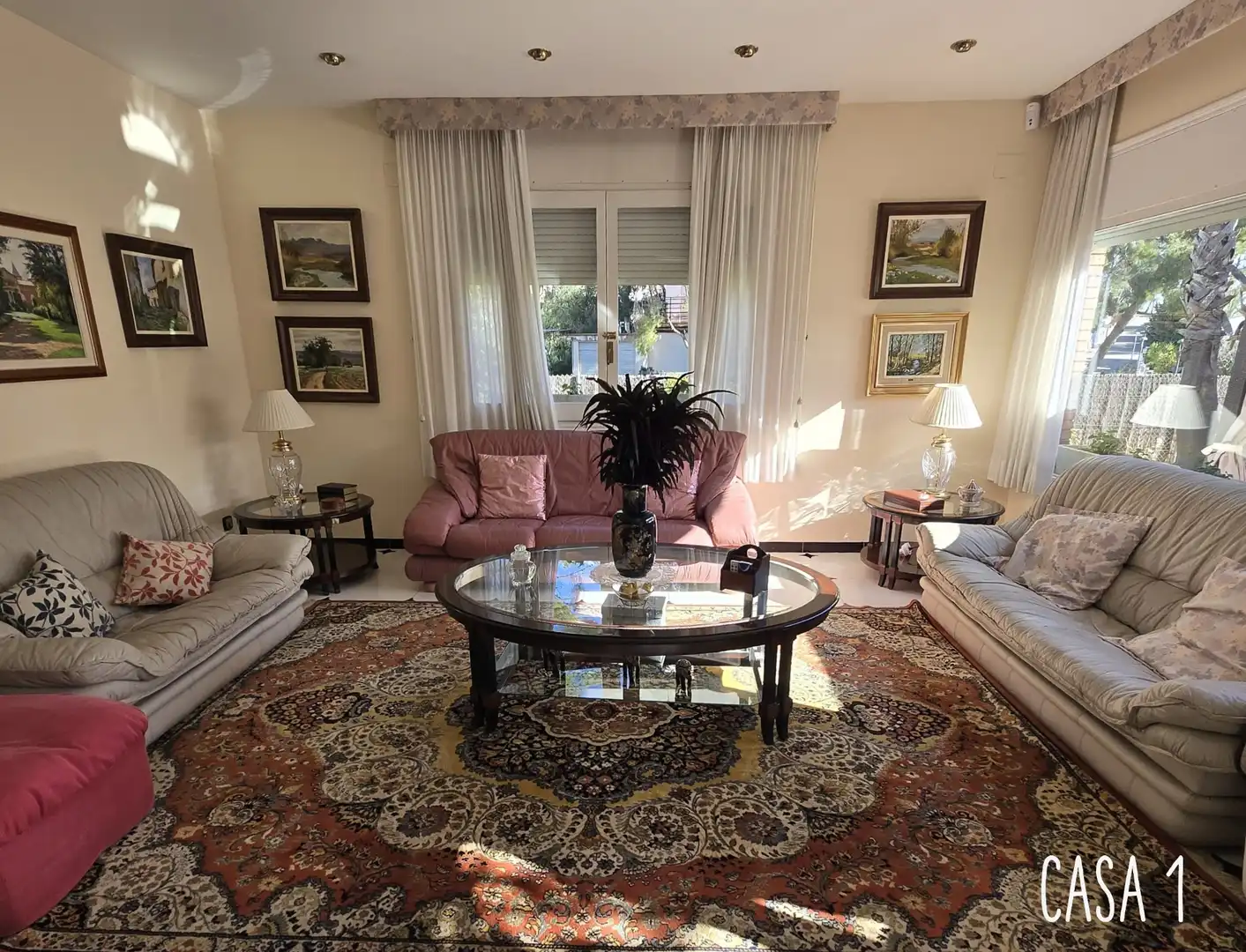 Sala d'estar de Casa adosada en venda en Tarragona amb Aire condicionat, Calefacció i Jardí privat