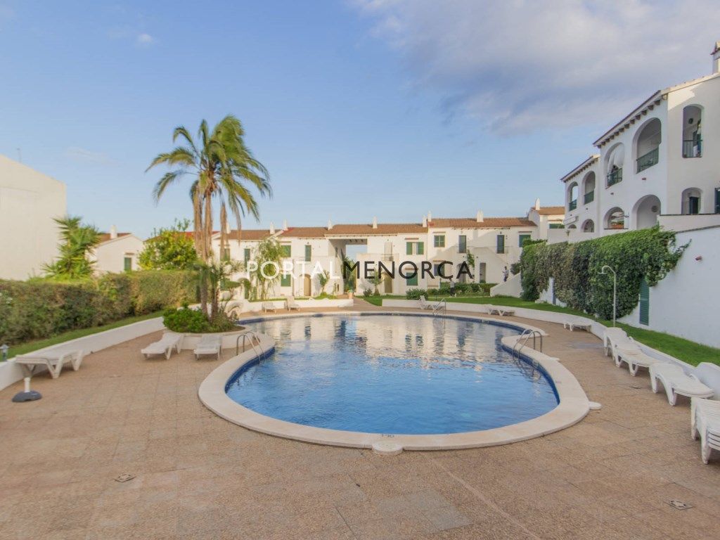 Exterior view of Apartment for sale in Es Mercadal  with Private garden, Terrace and Community pool