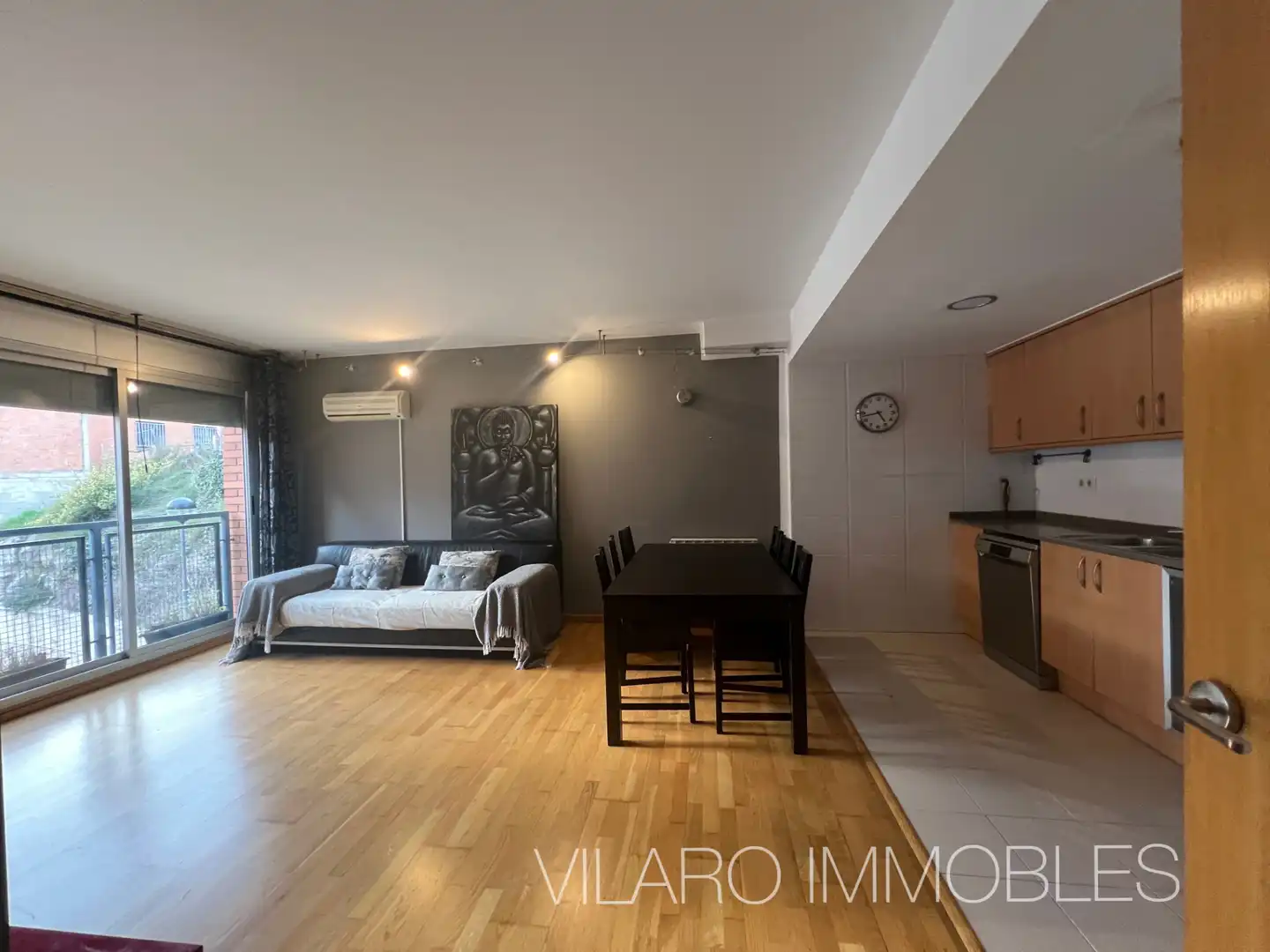 Sala de estar de Piso en venta en Sant Vicenç de Castellet con Aire acondicionado, Calefacción y Parquet