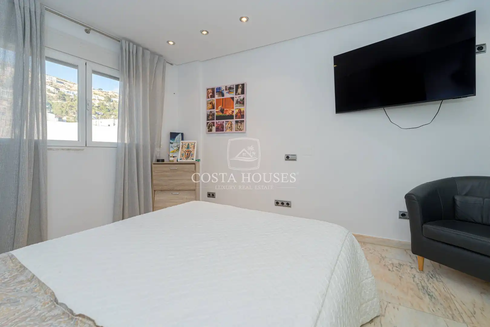 Bedroom of Houses for sale in Jávea / Xàbia  with Air Conditioner, Heating and Terrace