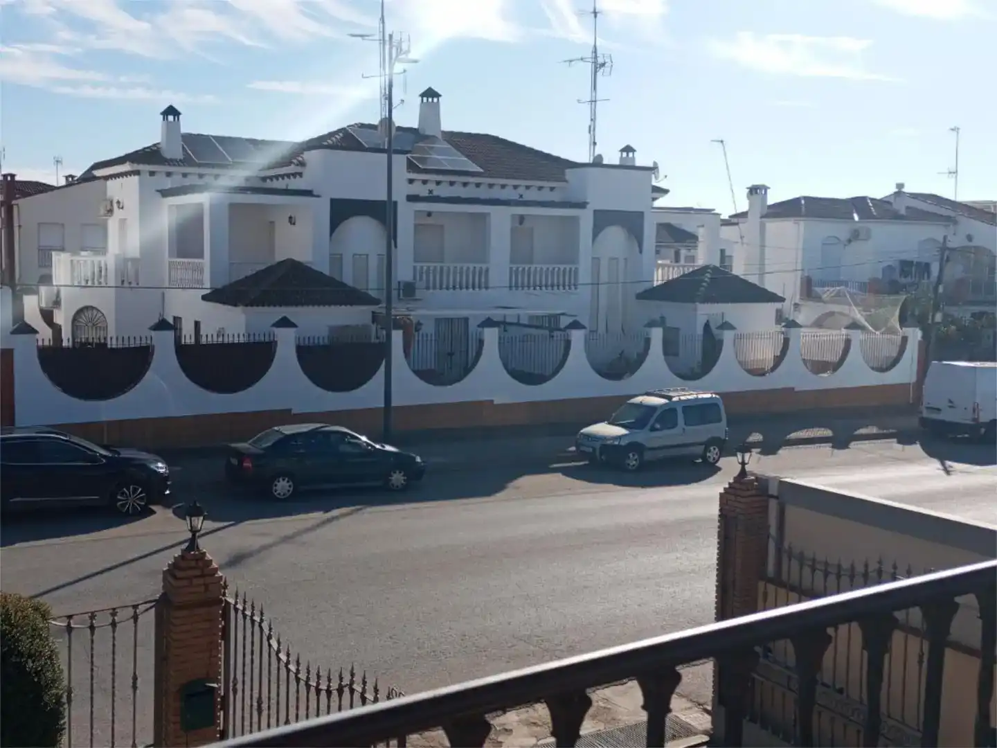 Exterior view of Flat for sale in Marmolejo  with Air Conditioner, Private garden and Storage room