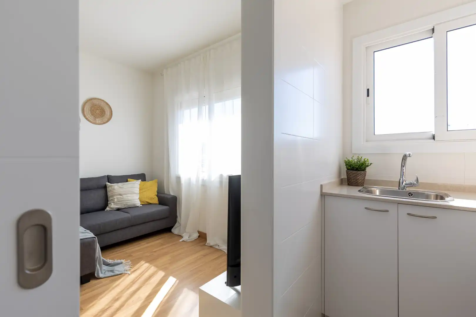 Bedroom of Flat for rent in Terrassa  with Heating, Parquet flooring and Terrace