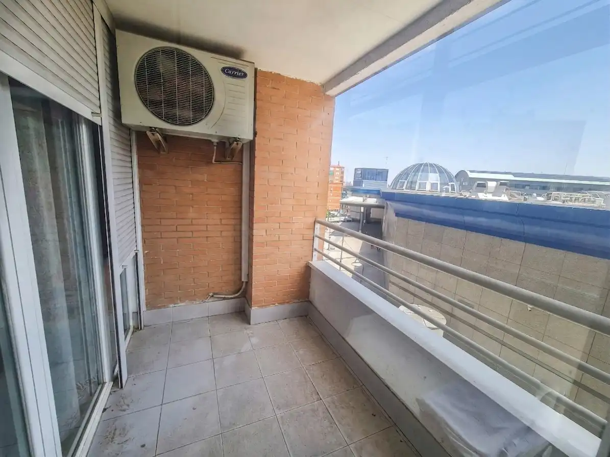 Balcony of Flat for sale in Fuenlabrada  with Air Conditioner, Heating and Parquet flooring