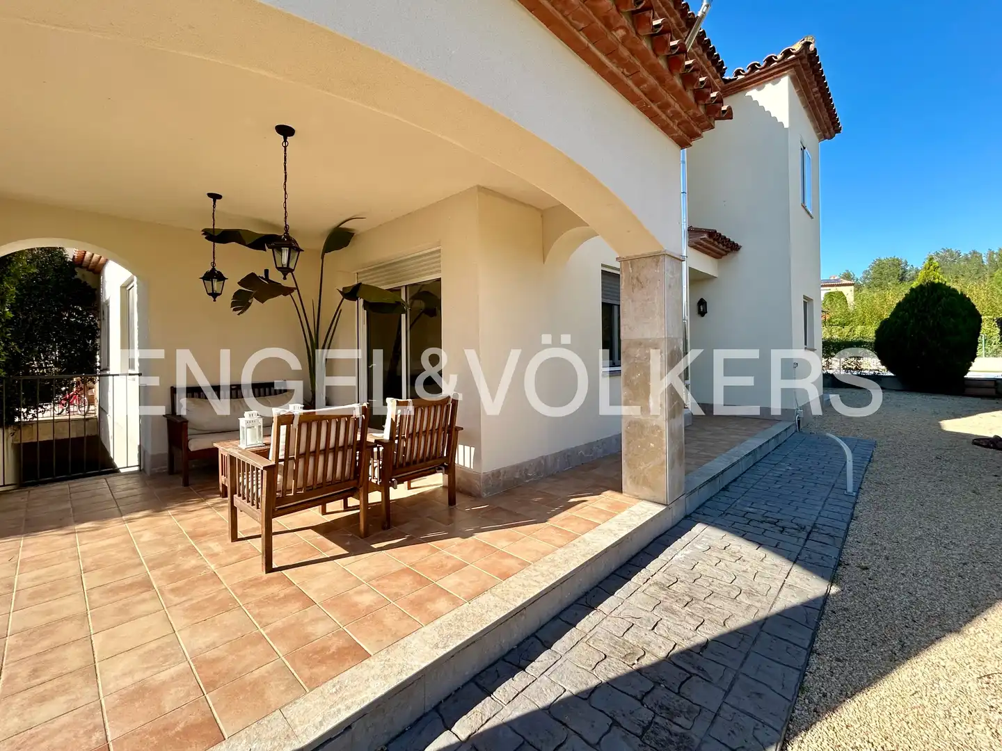 Exterior view of Detached homes for sale in Mont-roig del Camp  with Air Conditioner, Heating and Private garden