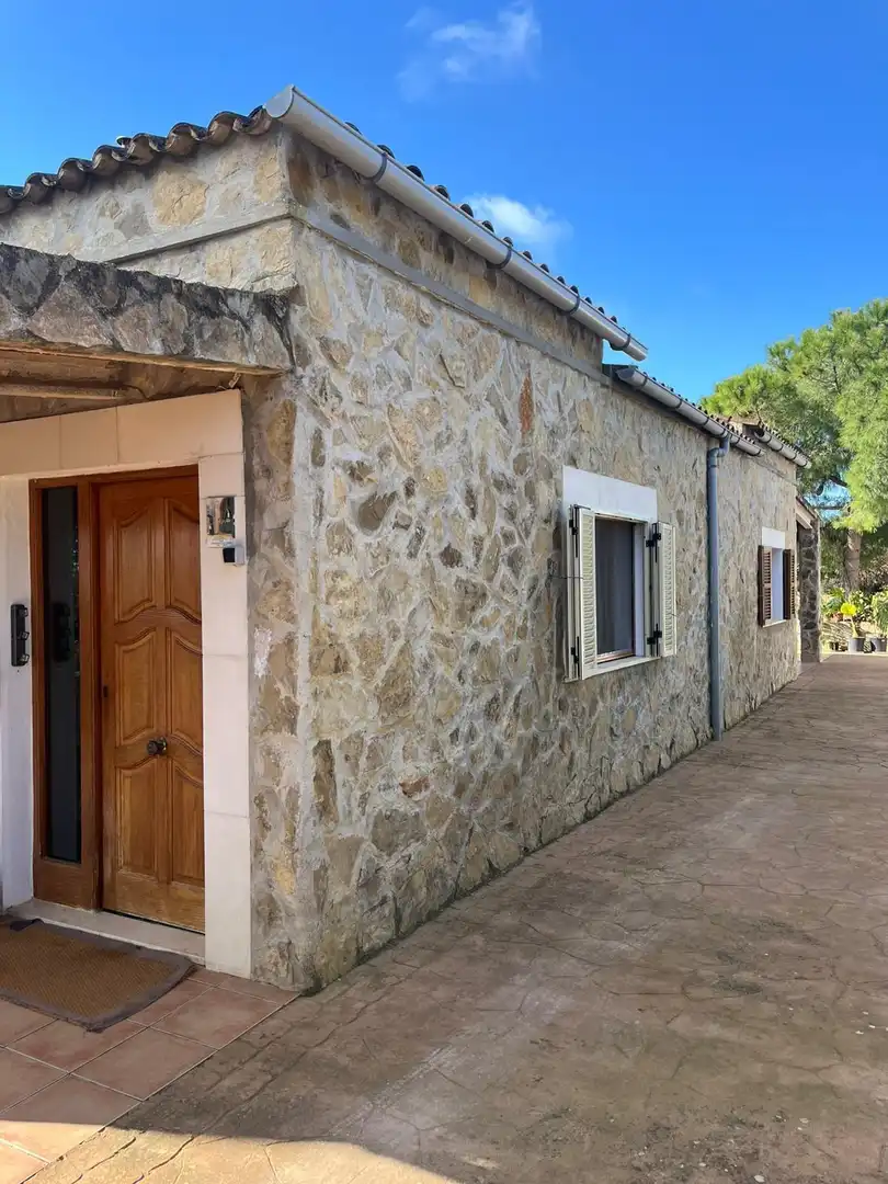 Exterior view of Houses for sale in Consell  with Air Conditioner, Private garden and Terrace