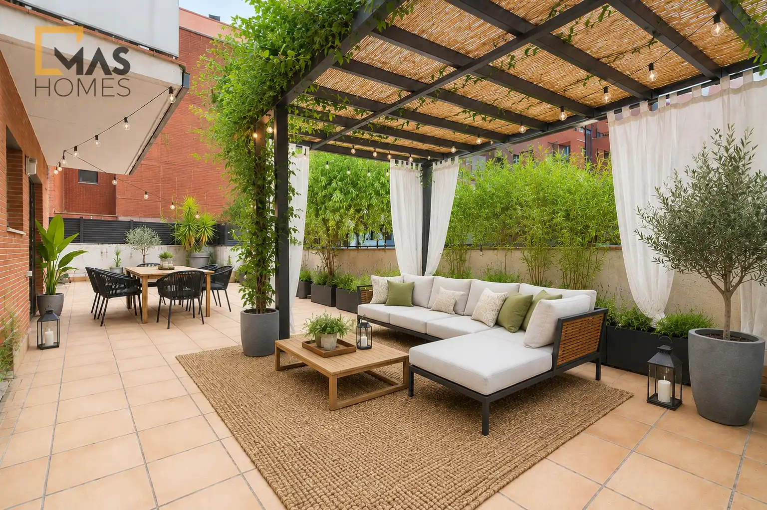 Terrassa de Pis en venda en Sant Cugat del Vallès amb Calefacció, Jardí privat i Parquet