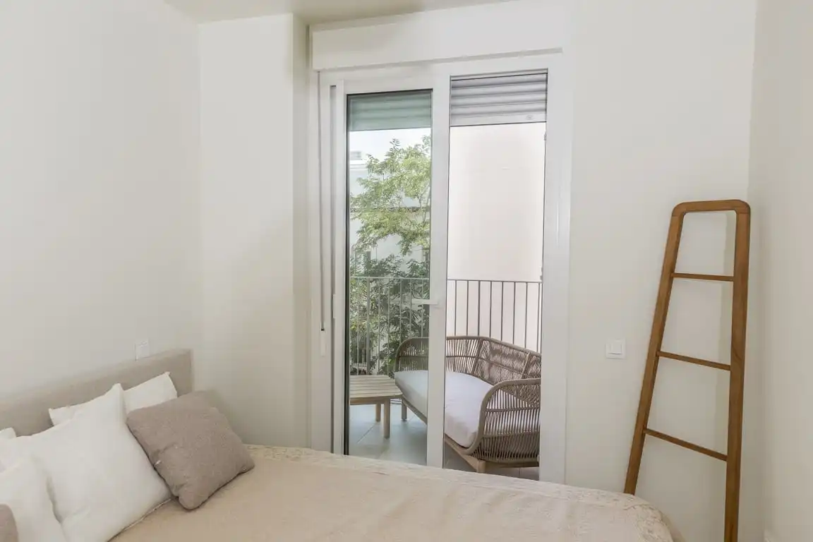 Balcony of Apartments for rent in Jávea / Xàbia  with Air Conditioner, Storage room and Sauna