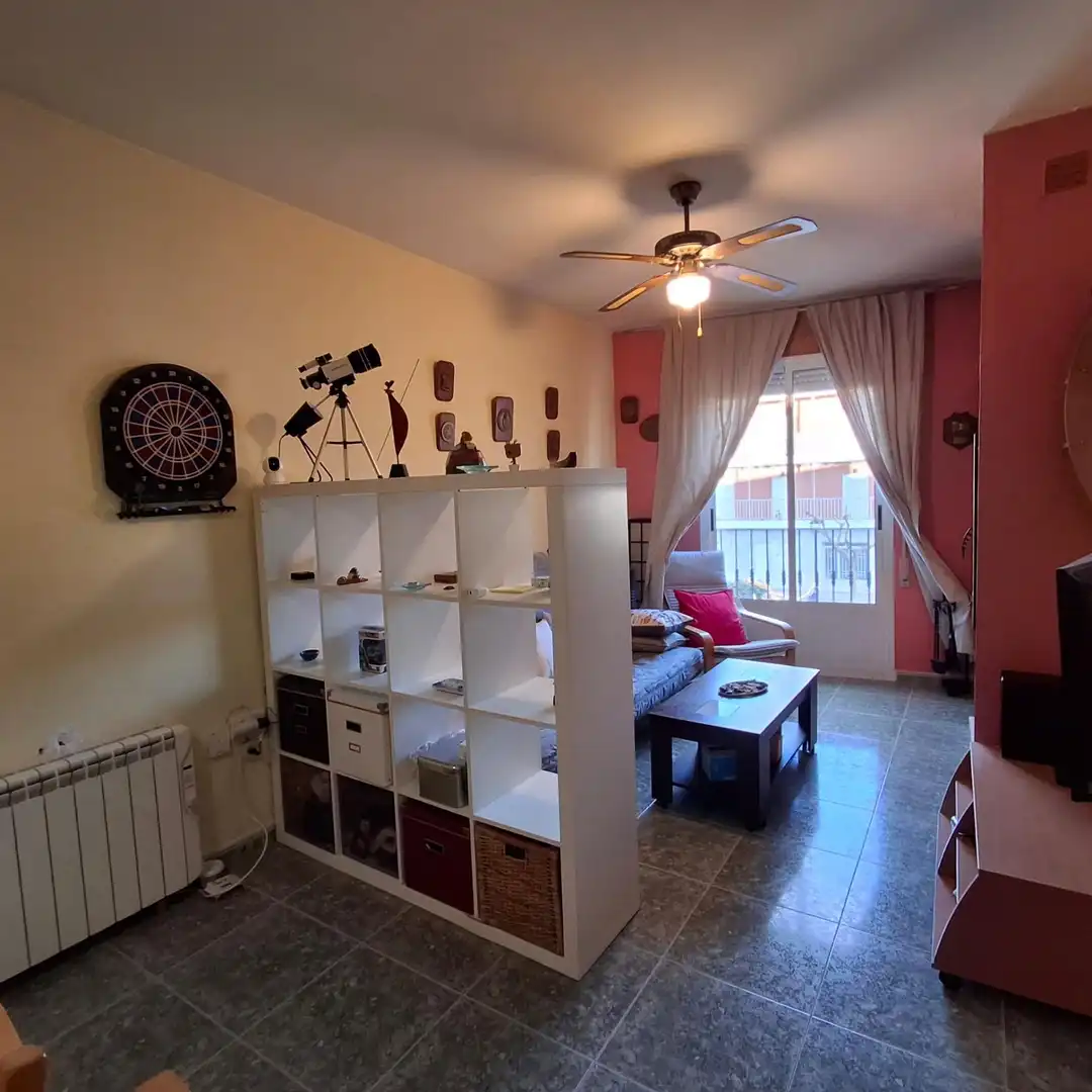 Living room of Flat for sale in Fondón  with Air Conditioner, Private garden and Furnished