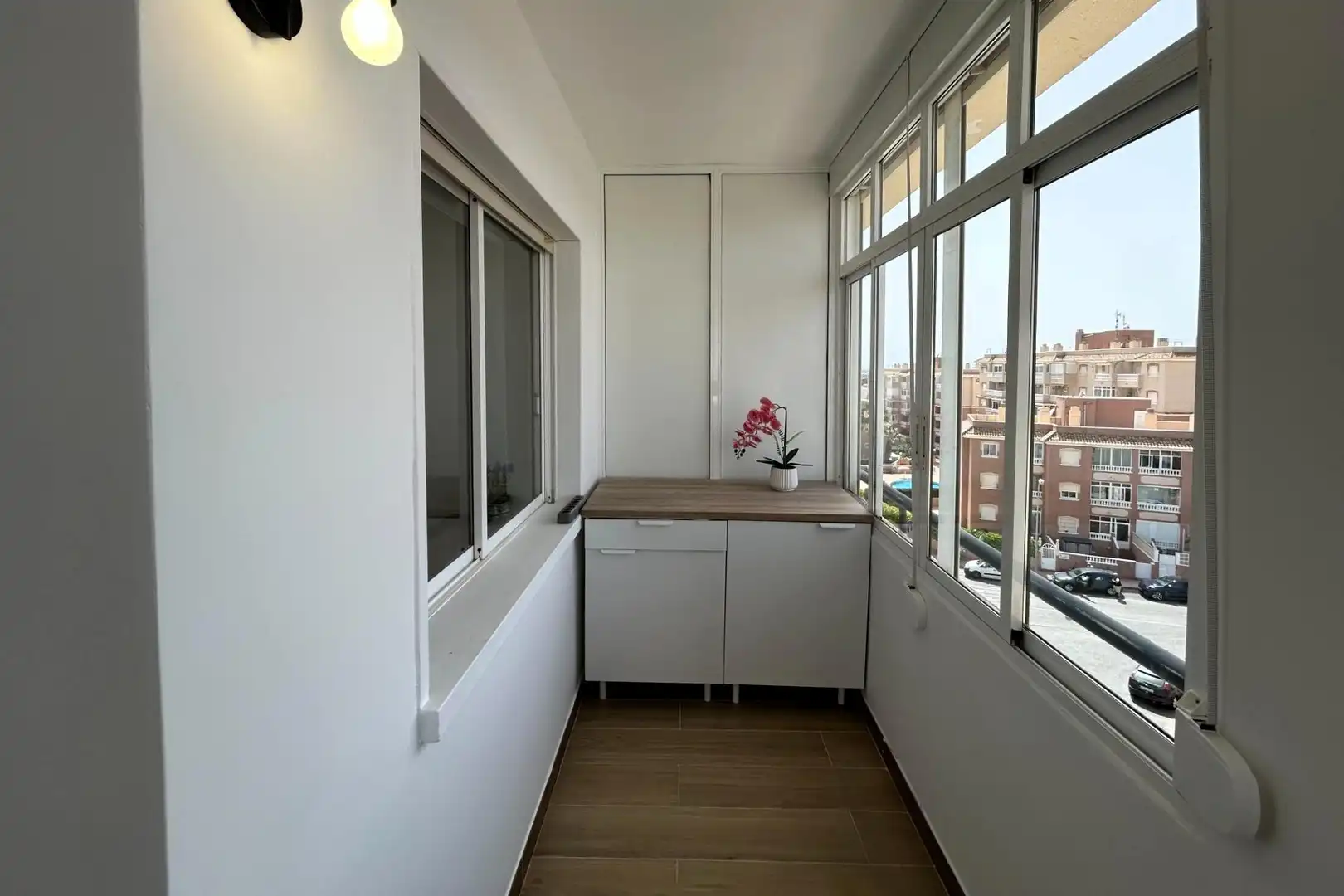 Balcony of Apartments for sale in Torrevieja  with Air Conditioner, Heating and Terrace
