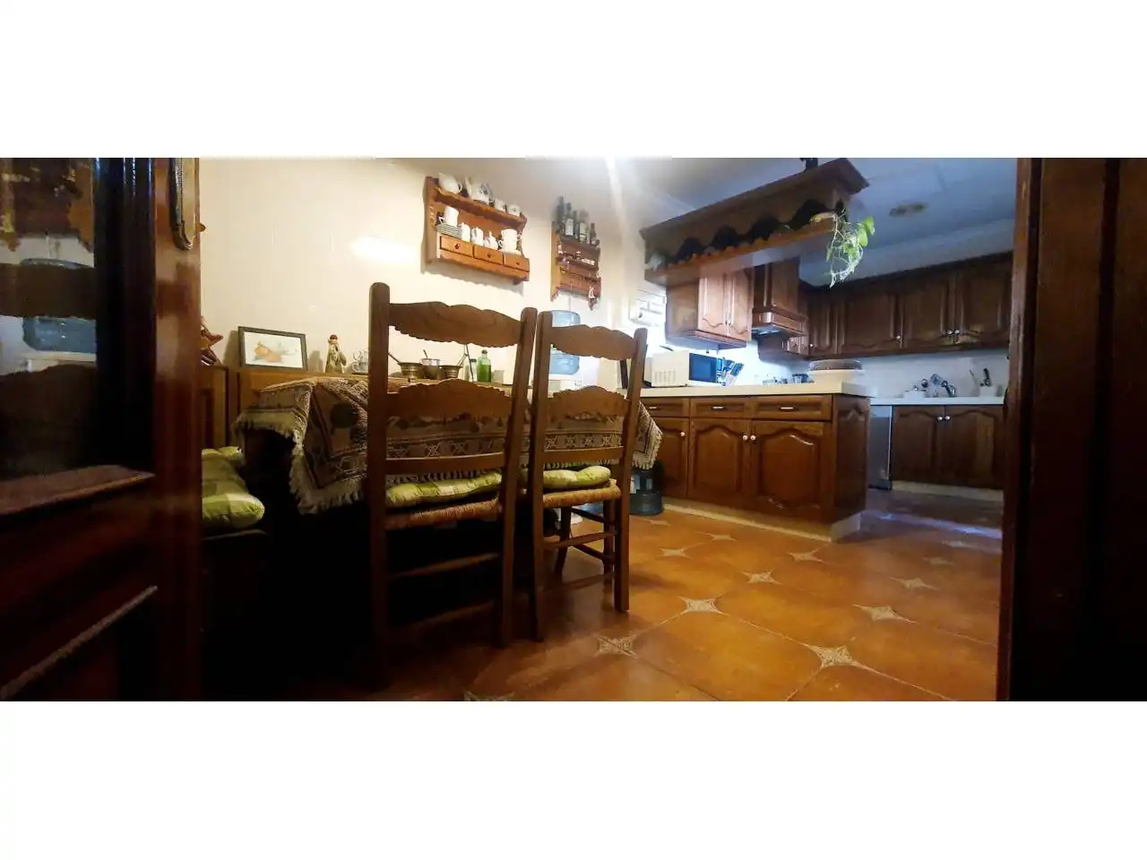 Kitchen of Detached homes for sale in Roquetas de Mar  with Air Conditioner, Heating and Private garden