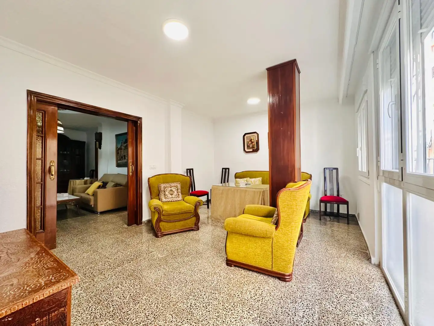 Sala d'estar de Pis de lloguer en Granada amb Moblat