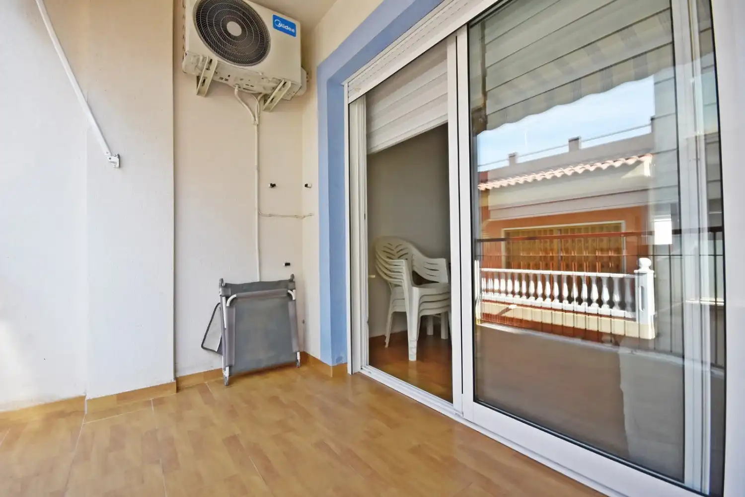 Habitación de Apartamento de alquiler en Mazarrón con Aire acondicionado, Calefacción y Terraza