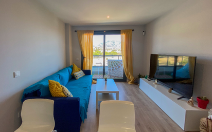 Living room of Flat for sale in Mijas  with Air Conditioner, Terrace and Balcony