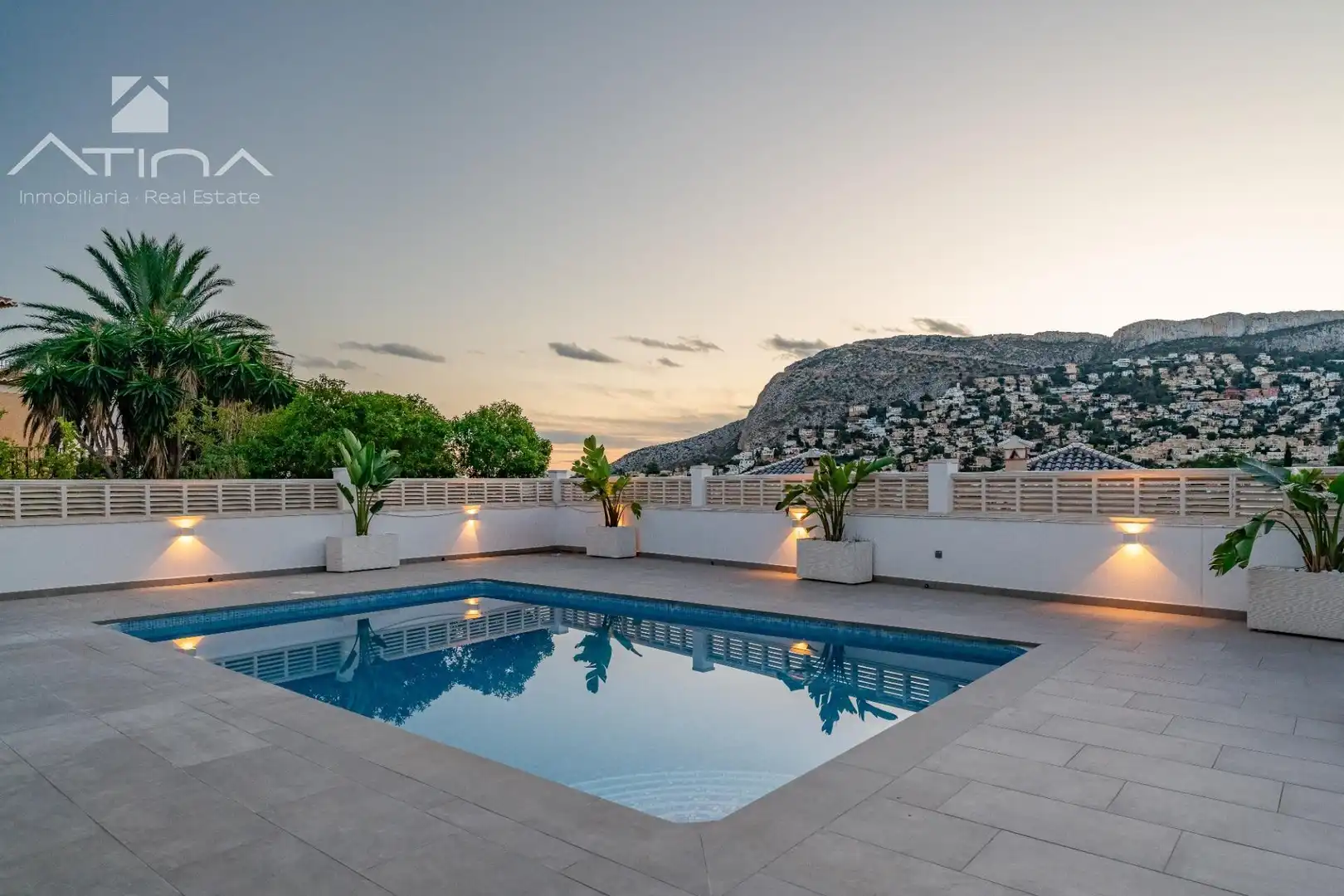 Piscina de Casa o xalet en venda en Calpe / Calp amb Aire condicionat, Calefacció i Jardí privat