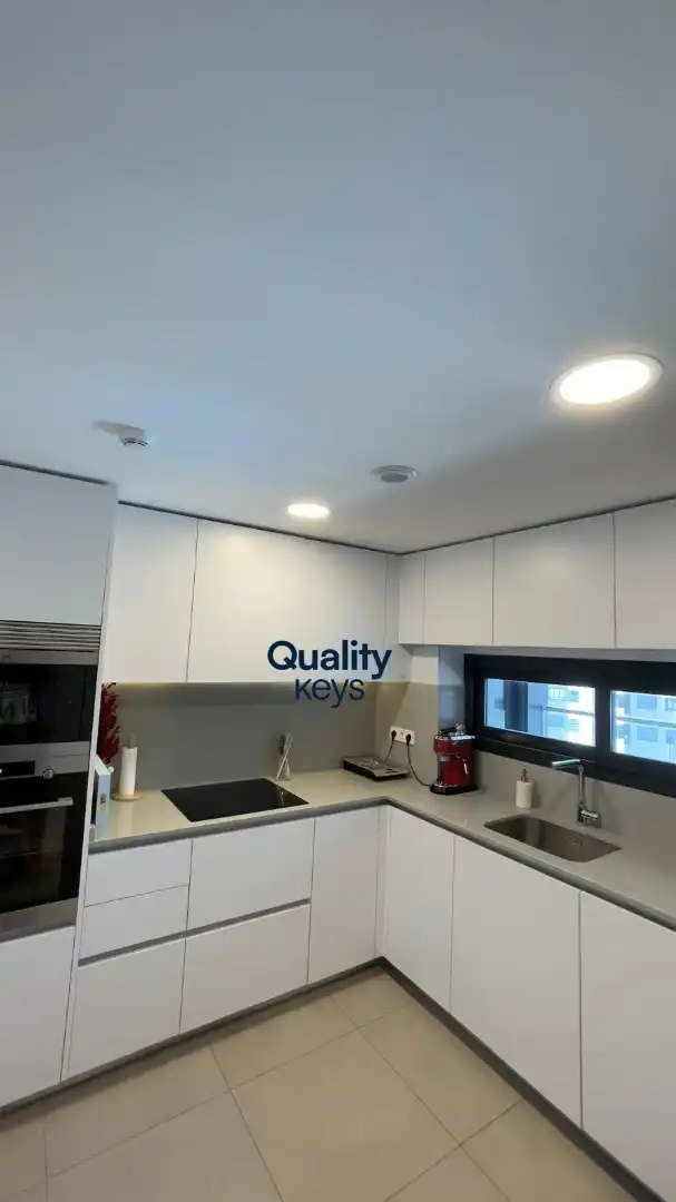Kitchen of Flat for rent in Madrid  with Air Conditioner, Heating and Terrace
