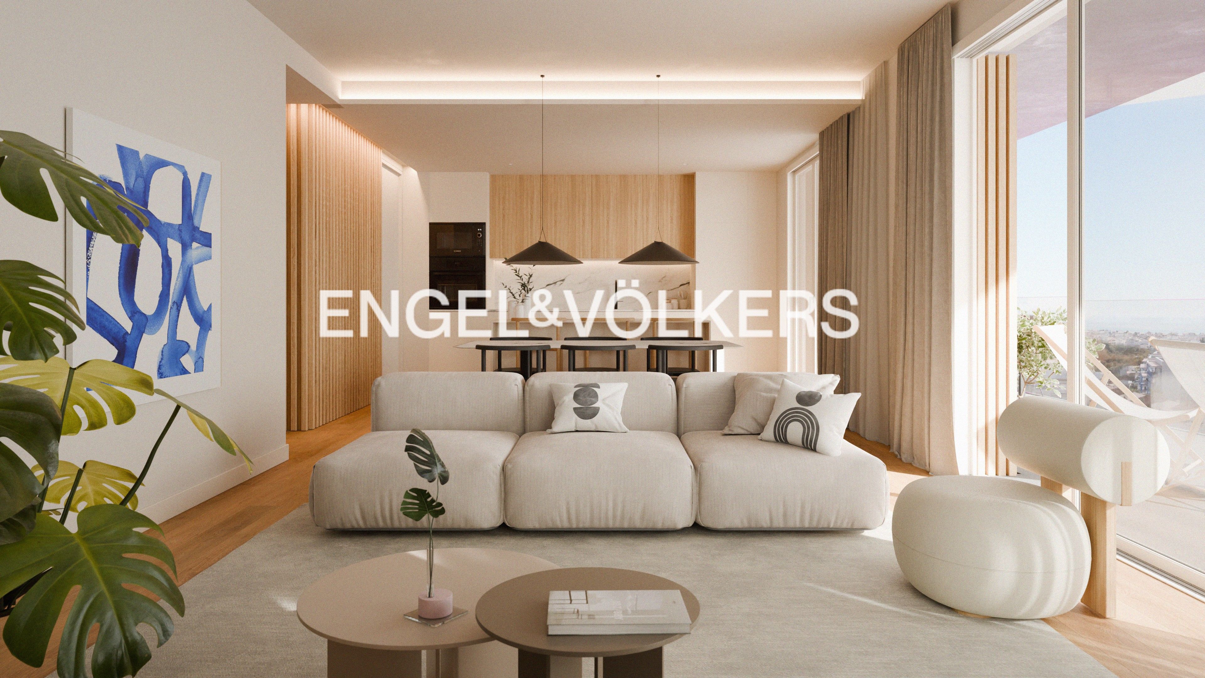 Living room of Attic for sale in Sitges  with Air Conditioner, Heating and Terrace