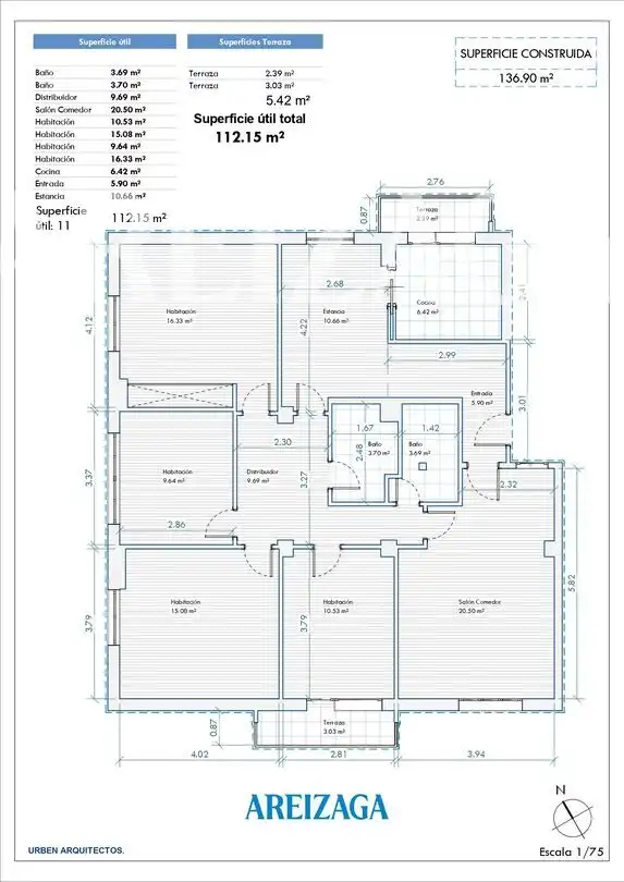 Wohnung mit Terrasse zum Verkauf in Calle Jai Alai 7, imagen 56