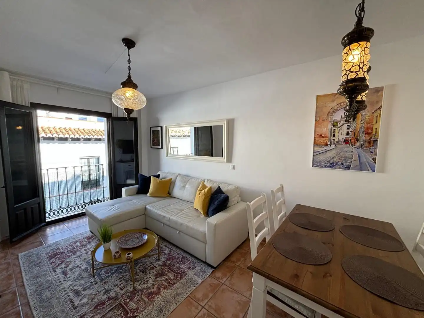 Wohnzimmer von Wohnung zur Miete in Vélez de Benaudalla mit Klimaanlage