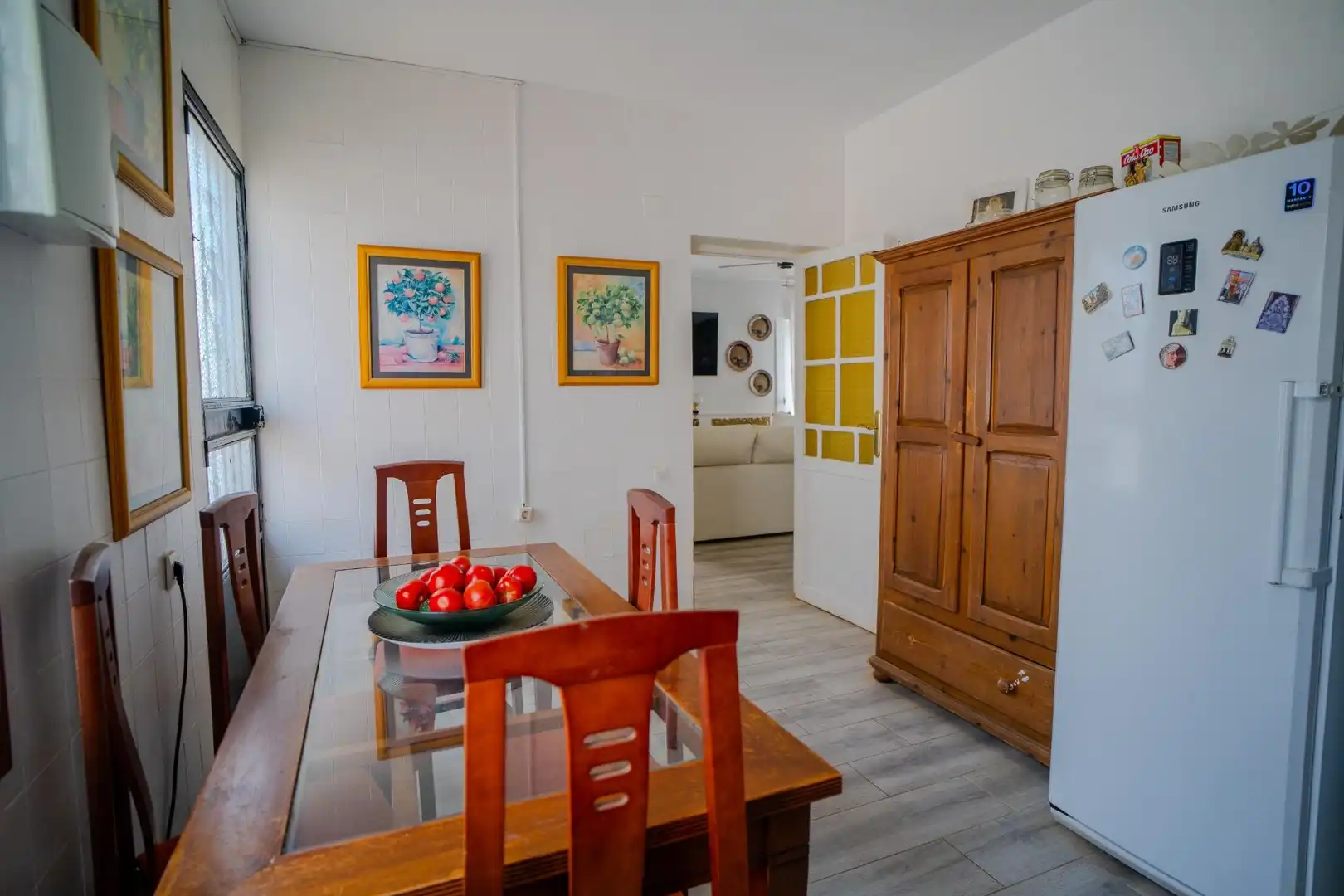 Dining room of Houses for sale in Carmona  with Air Conditioner, Private garden and Terrace