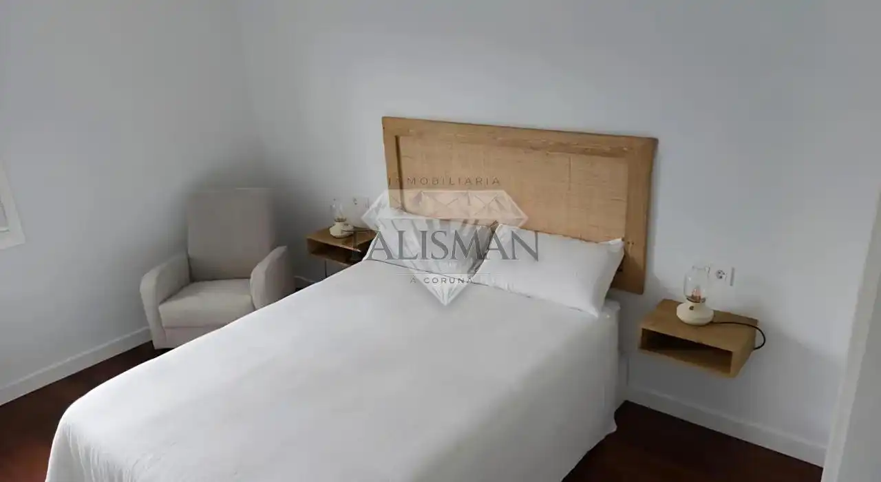 Bedroom of Houses for rent in Ponteceso  with Heating, Private garden and Terrace