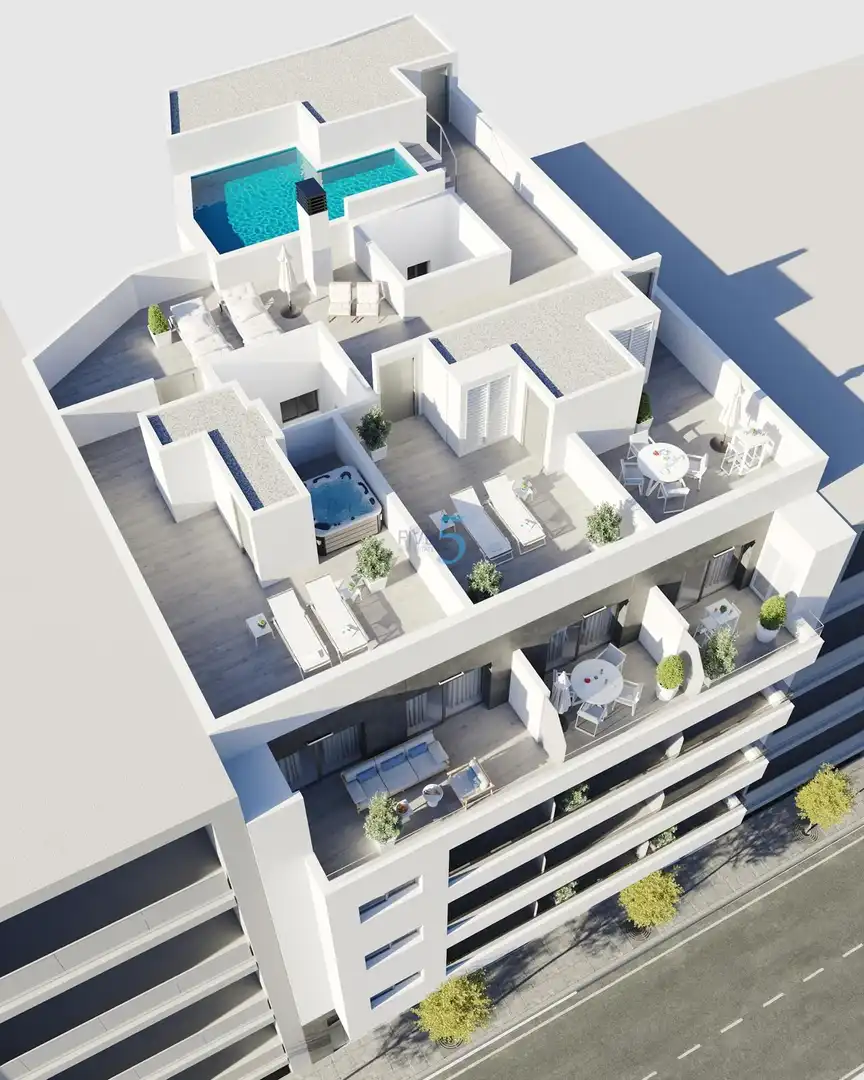 Penthouse with pool for sale in Centro, imagen 25