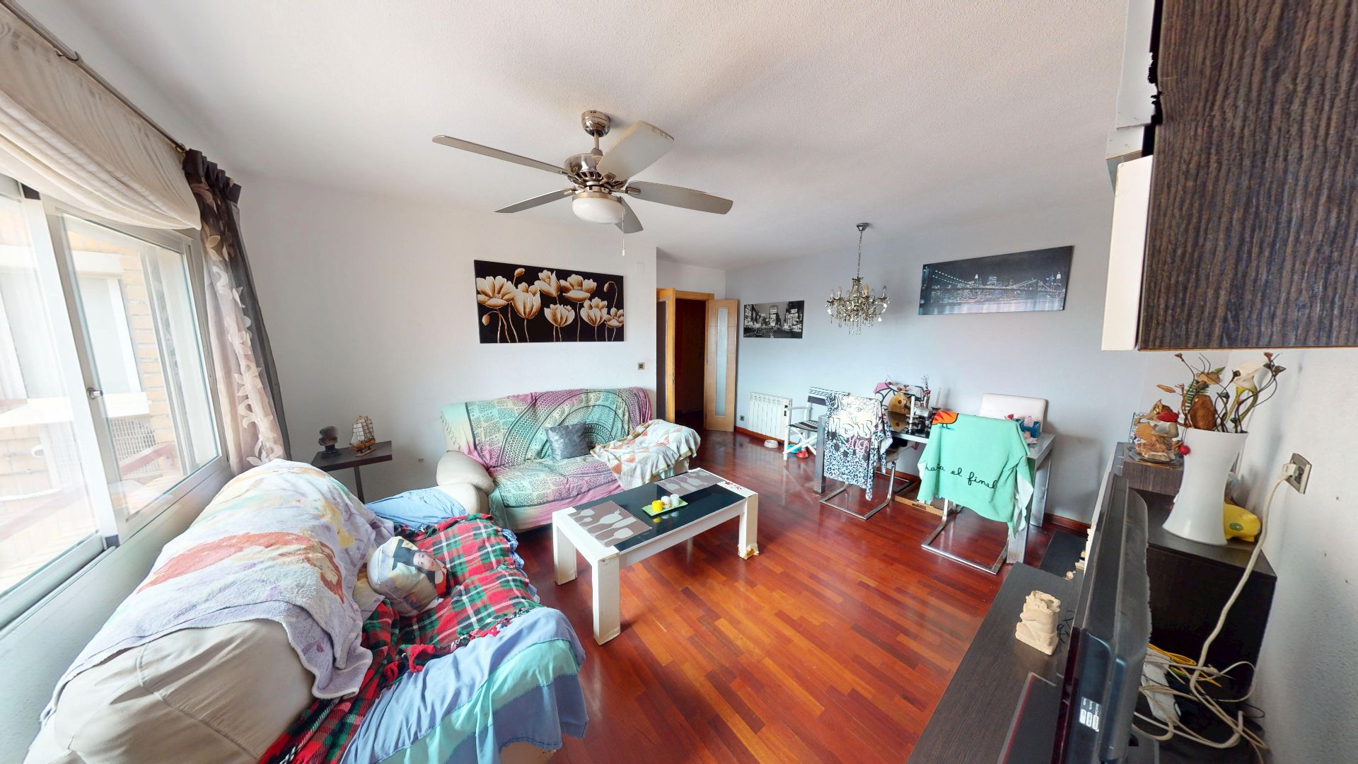 Living room of Flat for sale in Alicante / Alacant  with Air Conditioner, Heating and Private garden