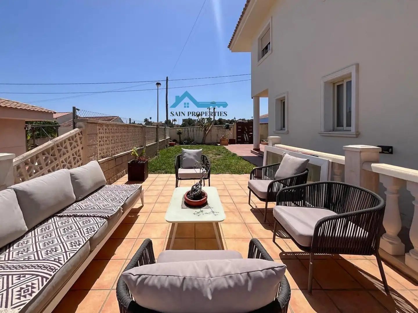 Terrace of Detached homes for sale in L'Alfàs del Pi  with Air Conditioner, Private garden and Storage room