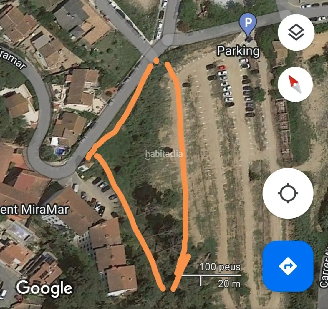 Wohnbaugrundstück zum Verkauf in Carrer Miramar 15