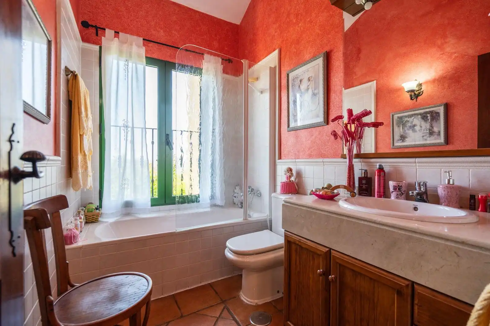Baño de Finca rústica en venta en Chinchón con Aire acondicionado, Calefacción y Jardín privado
