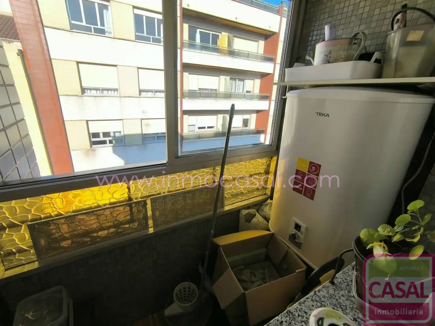 Balcony of Flat for sale in Langreo  with Heating and Terrace