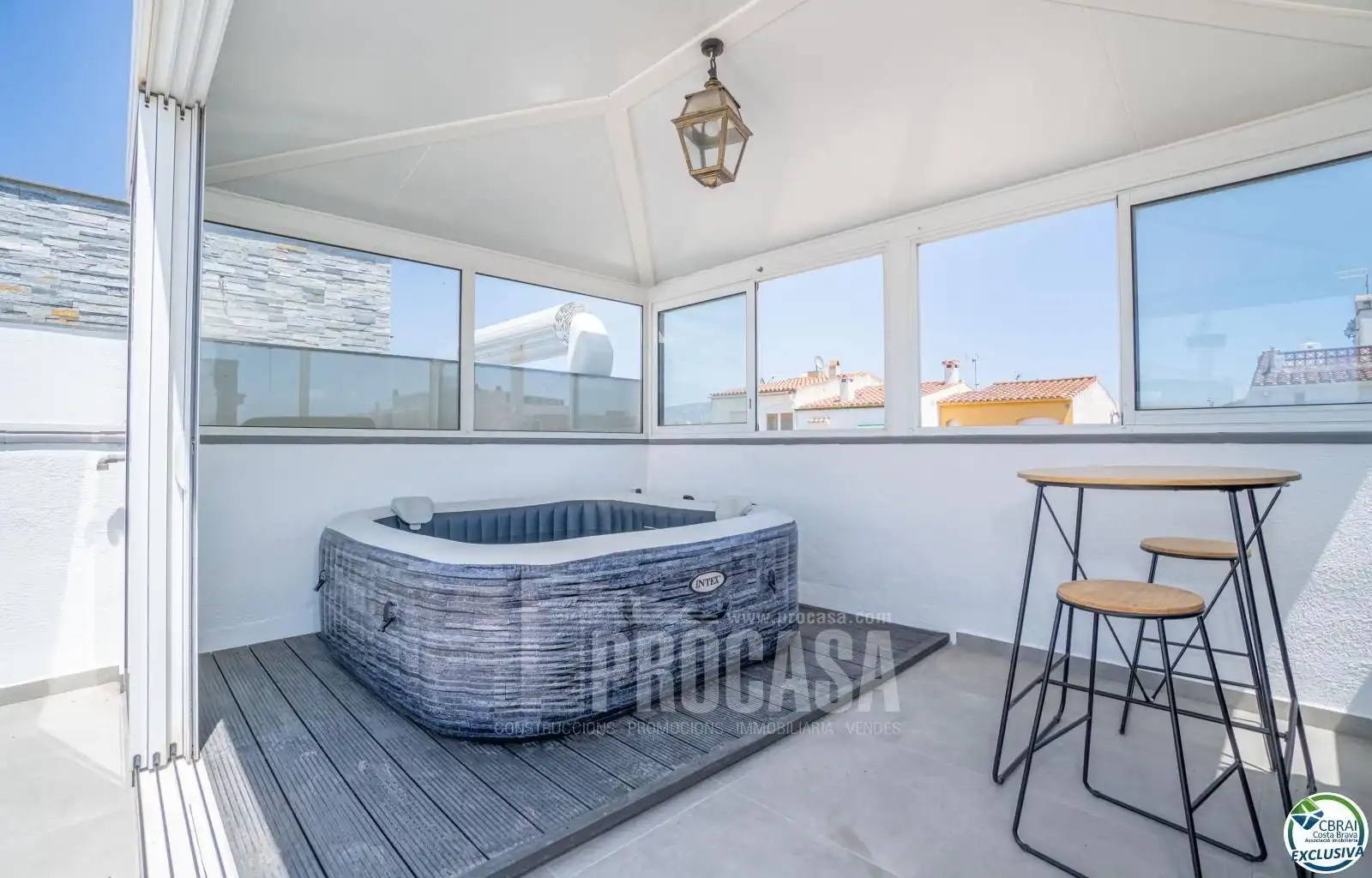 Terrassa de Casa adosada en venda en Empuriabrava amb Aire condicionat, Calefacció i Traster