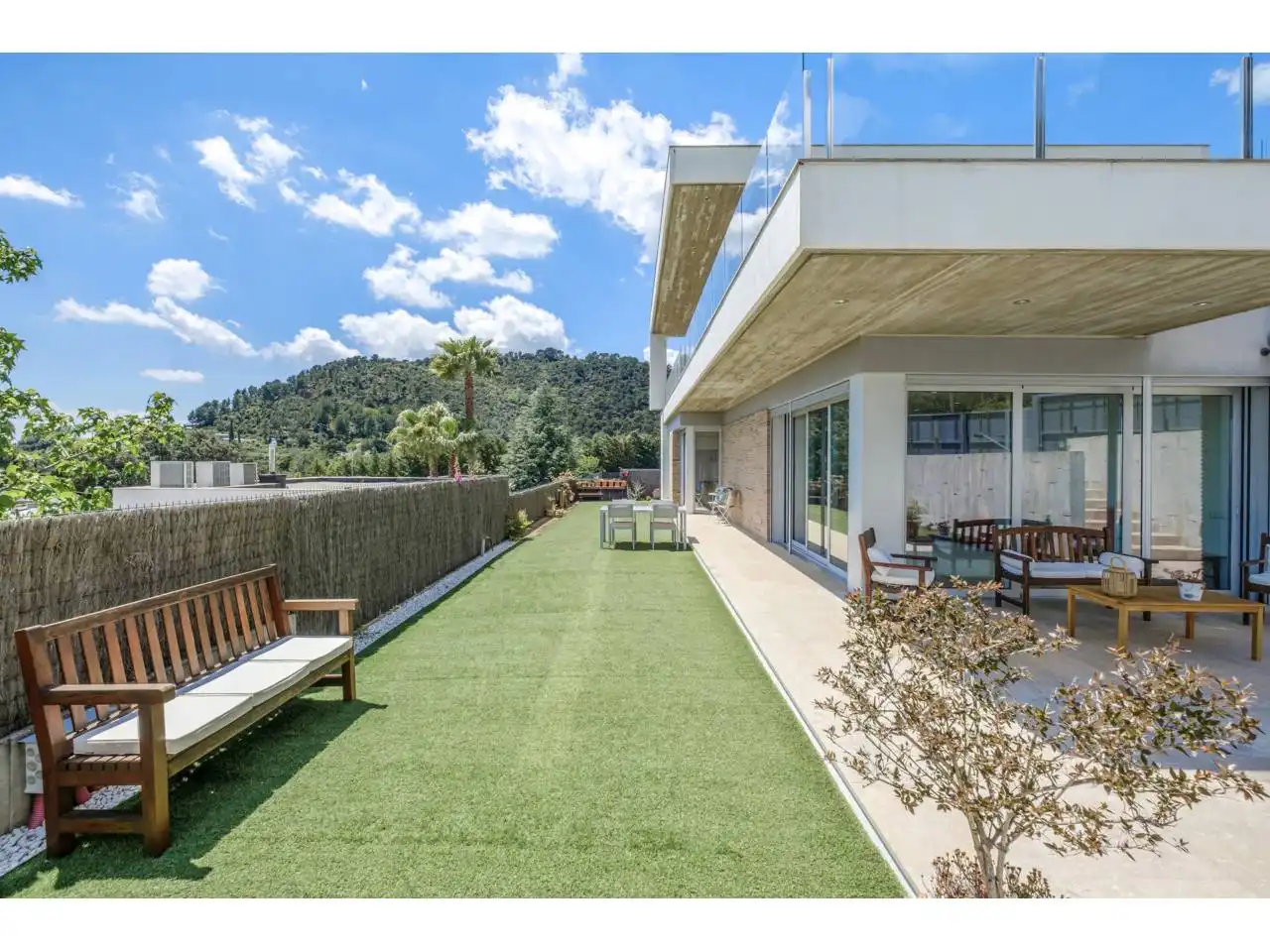 Terrassa de Casa o xalet en venda en Matadepera amb Aire condicionat, Calefacció i Jardí privat