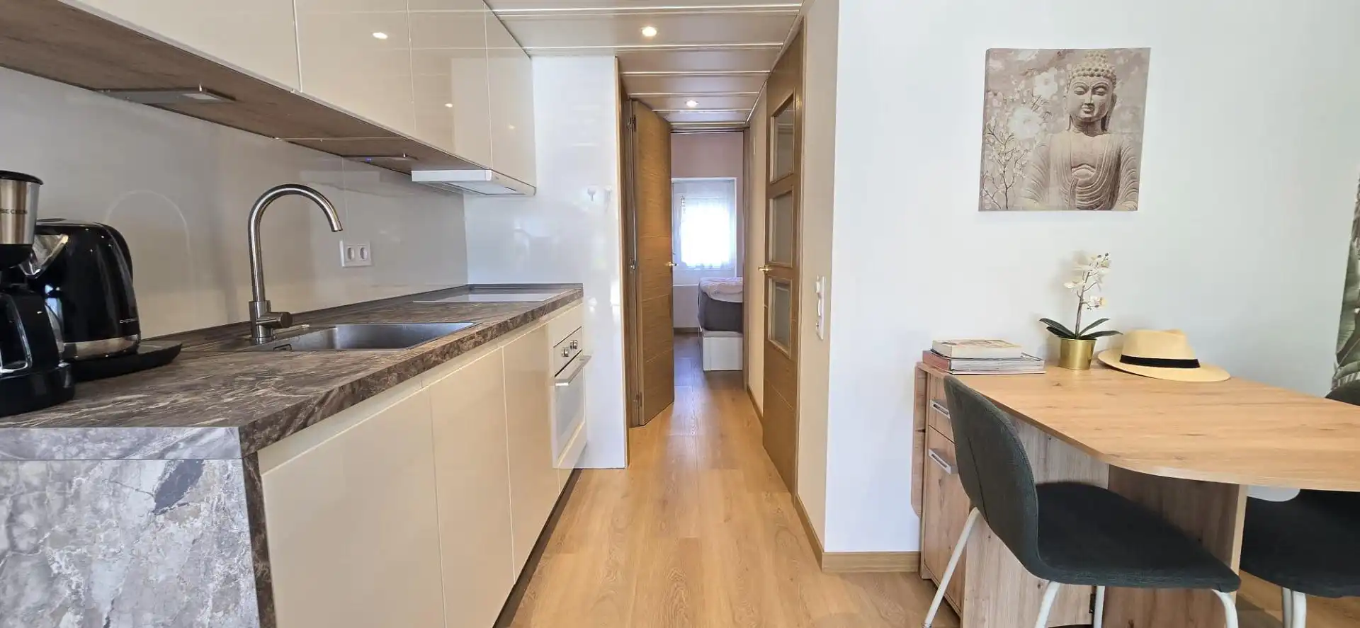 Kitchen of Houses for rent in San Bartolomé de Tirajana  with Air Conditioner, Private garden and Terrace