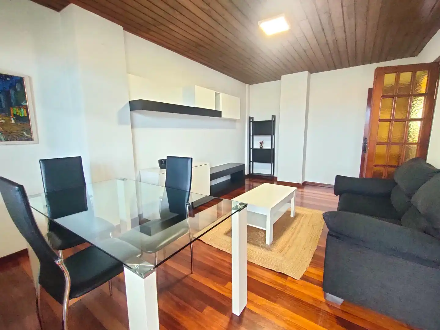 Sala d'estar de Pis de lloguer en Santander amb Calefacció, Jardí privat i Terrassa